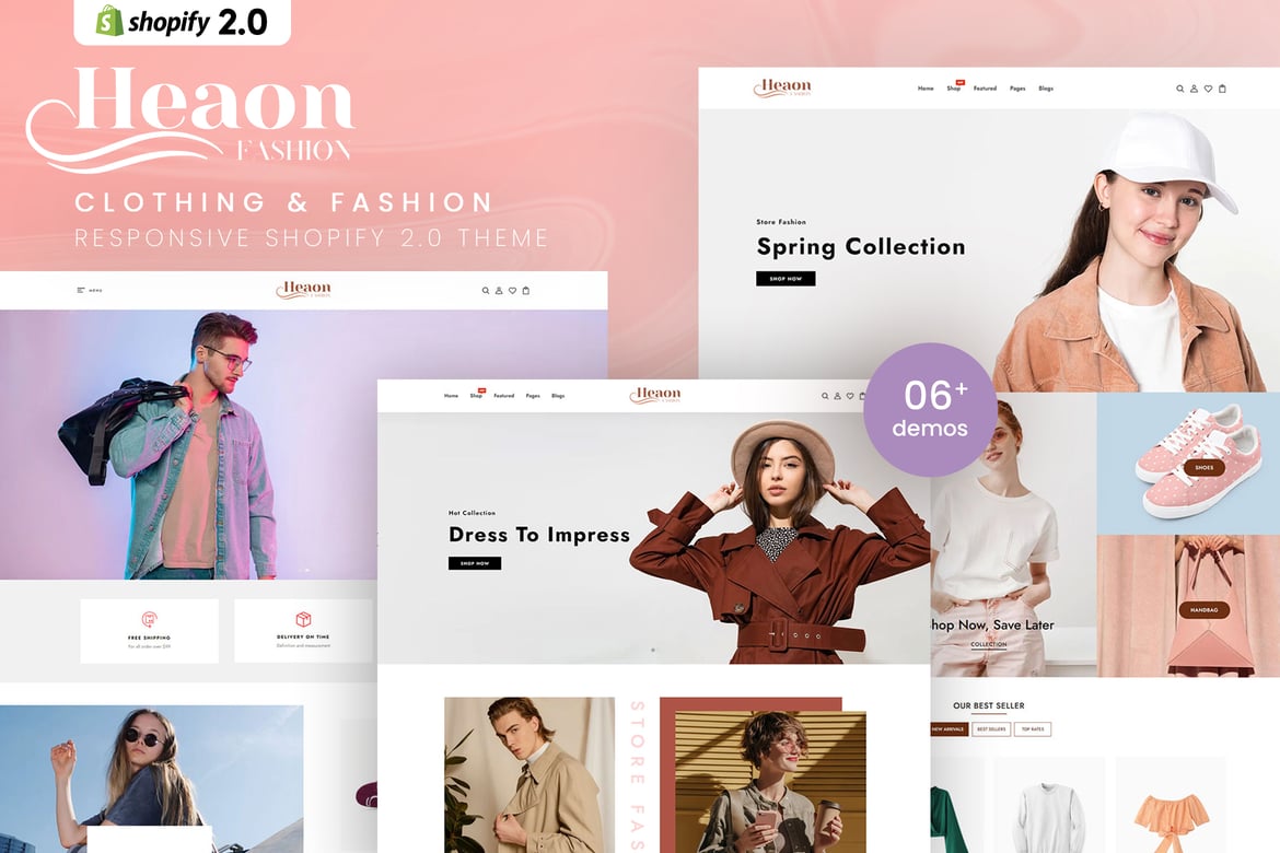 Download Heaon - Clothing & Fashion Shopify 2.0 Theme