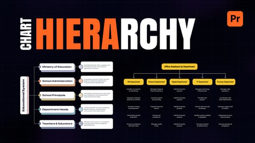 Download Hierarchy Chart - PR Premiere Pro Template