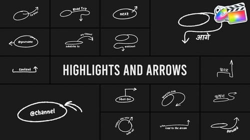 Download Highlight And Arrows for FCPX Apple Motion Template