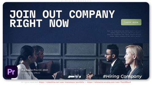 Download Hiring Company Premiere Pro Template