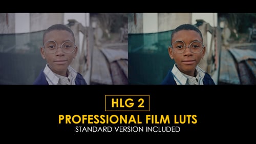 Download HLG2 Professional Film and Standard Color Luts Apple Motion Template