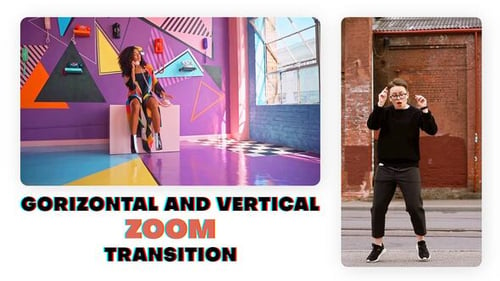 Download Horizontal | Vertical | Zoom Transition After Effect Template