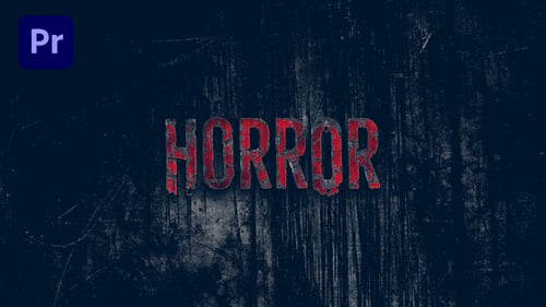 Download Horror Titles Premiere Pro Template