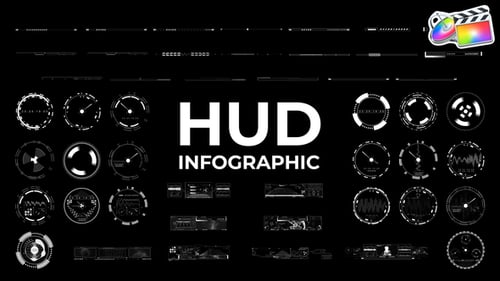 Download HUD Infographic for FCPX Apple Motion Template