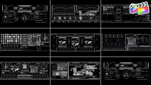 Download Hud Large Screens for FCPX Apple Motion Template