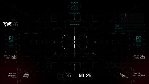 Download HUD UI Game Controller Screen 3 After Effect Template