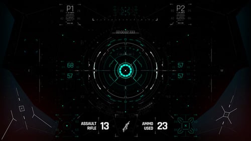 Download HUD UI Game Controller Screen 5 After Effect Template