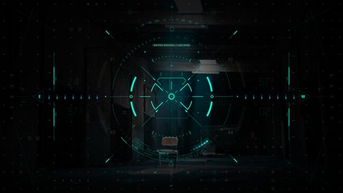 Download HUD UI Game Warrior Target Screen 1 After Effect Template