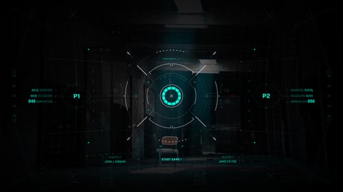 Download HUD UI Game Warrior Target Screen 3 After Effect Template