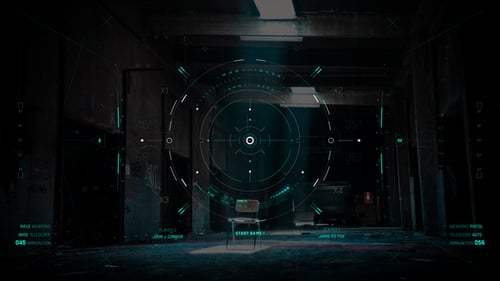 Download HUD UI Game Warrior Target Screen 4 After Effect Template