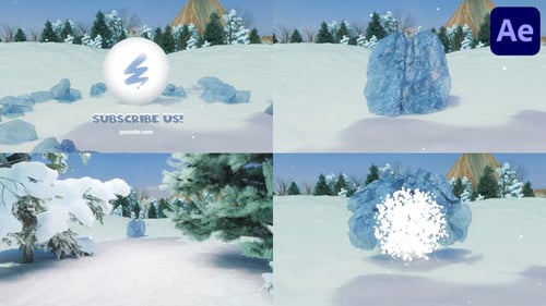 Download Ice Stone Logo Reveal for After Effects After Effect Template