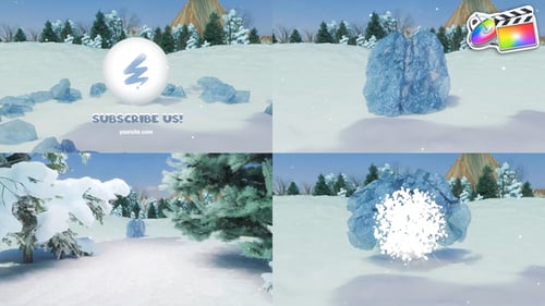 Download Ice Stone Logo Reveal for FCPX Apple Motion Template