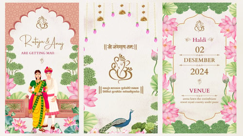 Download Indian wedding invitation