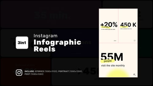 Download Infographic Reels After Effect Template