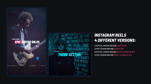 Download Instagram Promo Reels After Effect Template