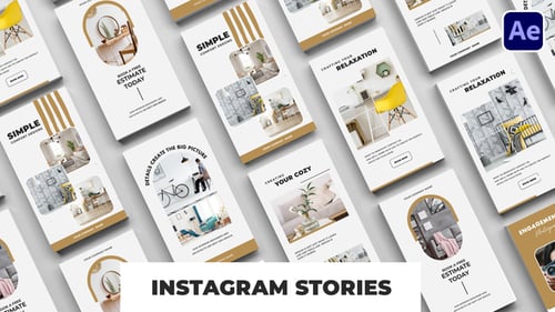 Download Interior Instagram Stories After Effect Template