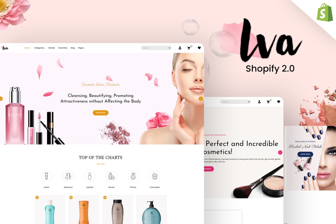 Download Iva - Cosmetics Shopify Theme