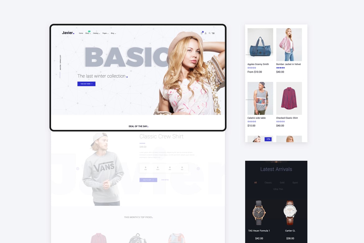 Download Javier - Premium Shopify Theme