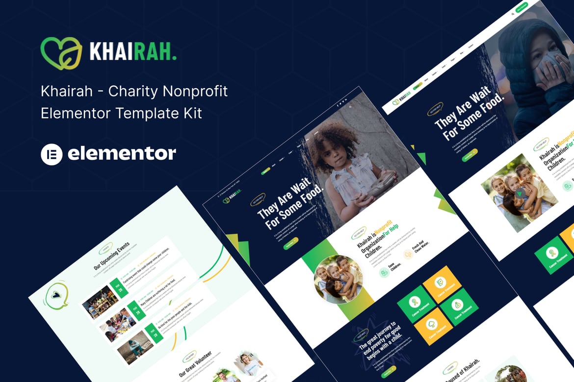 Download Khairah – NonProfit Charity Elementor Template Kit