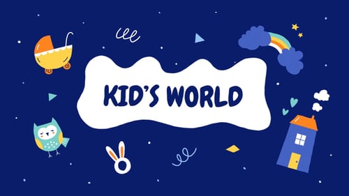 Download Kid's World Opener | Final Cut Pro Apple Motion Template