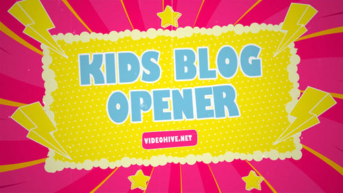 Download Kids World Video Opener 2 MOGRT Premiere Pro Template