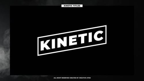 Download Kinetic Modern Titles Apple Motion Template