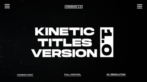 Download Kinetic Titles 2.0 | FCPX & Apple Motion Apple Motion Template