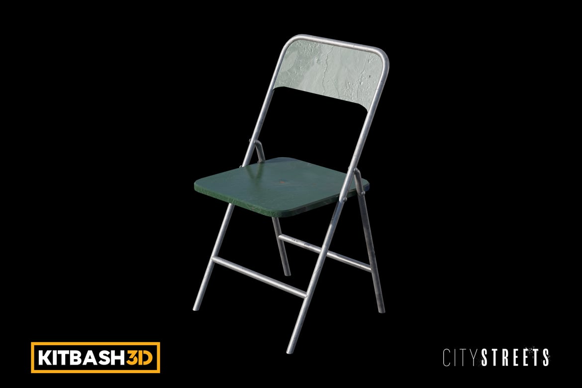 Download Kitbash: City Streets - Chair A 3D Model