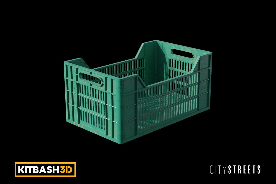 Download Kitbash: City Streets - Crate A 3D Model