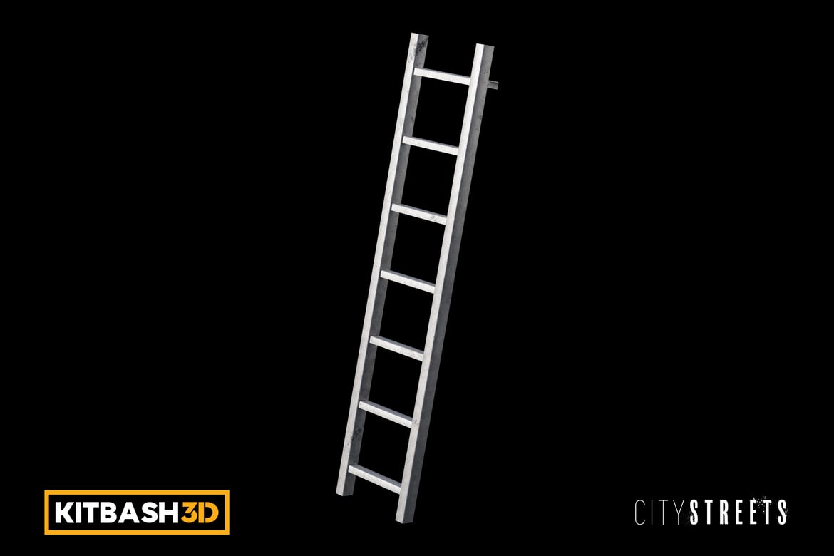 Download Kitbash: City Streets - Ladder A 3D Model