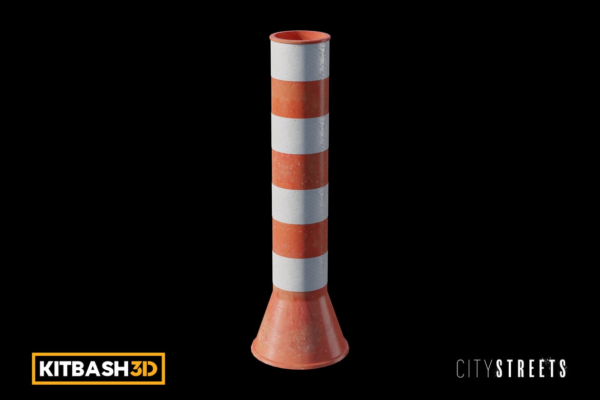 Download Kitbash: City Streets - Manhole Chimney A 3D Model