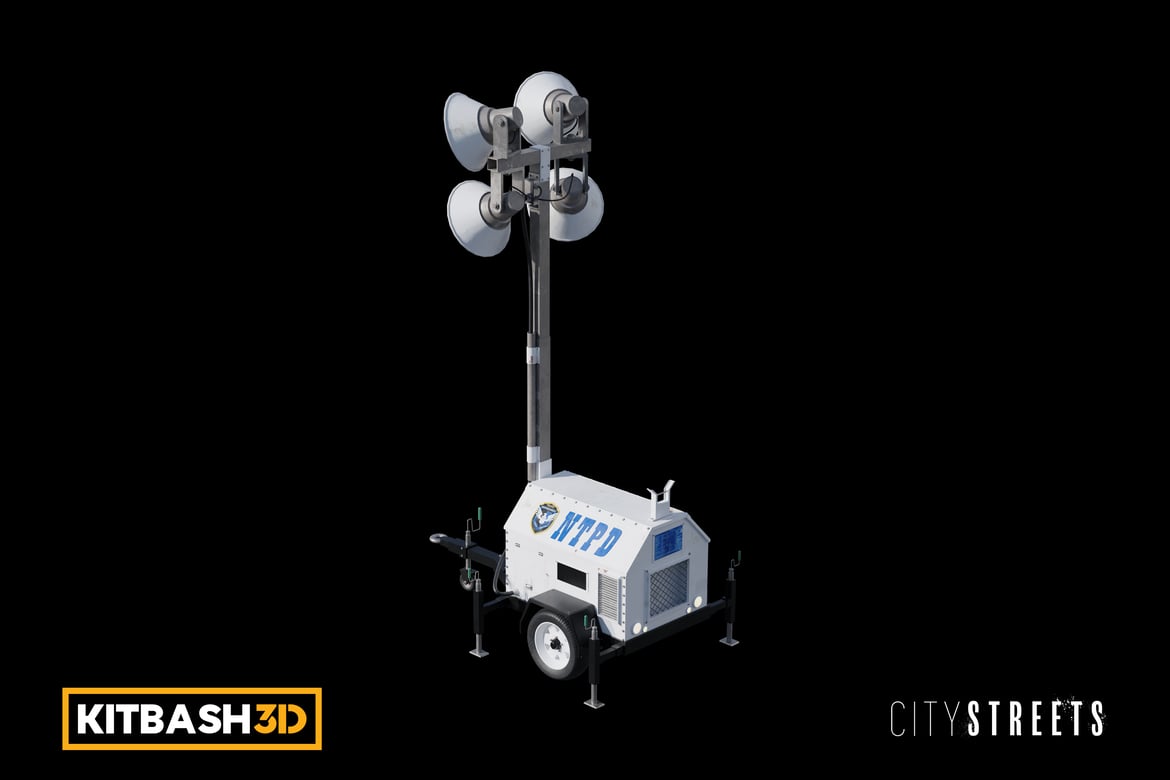 Download Kitbash: City Streets - Security Floodlights 3D Model