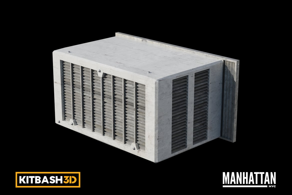 Download Kitbash: Manhattan - AC Unit C 3D Model