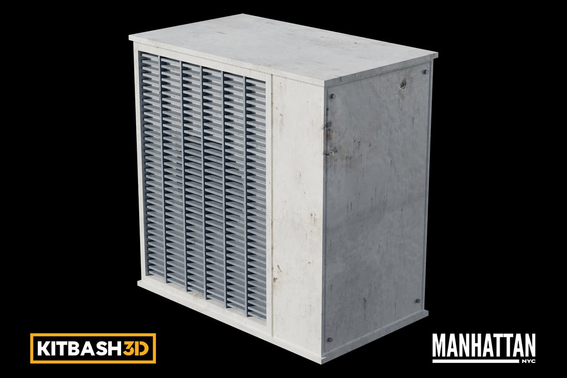 Download Kitbash: Manhattan - AC Unit D 3D Model