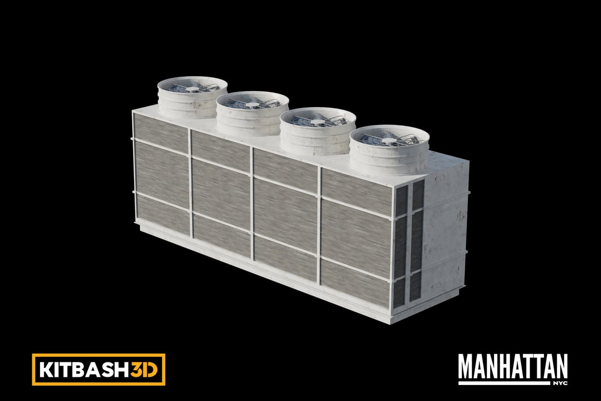 Download Kitbash: Manhattan - AC Unit E 3D Model