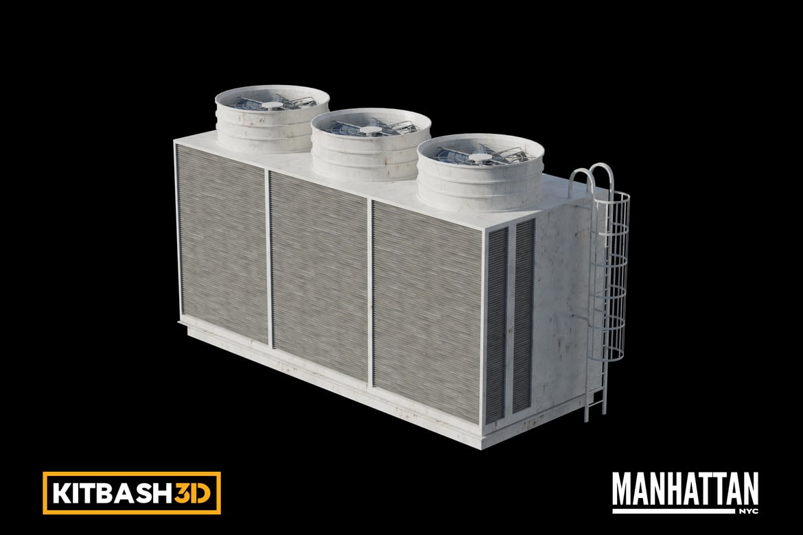 Download Kitbash: Manhattan - AC Unit F 3D Model