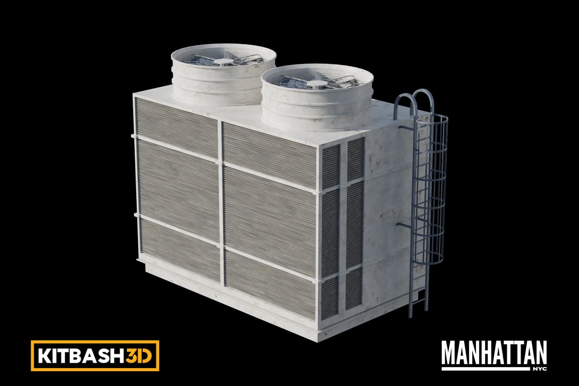 Download Kitbash: Manhattan - AC Unit G 3D Model