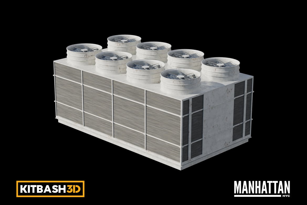 Download Kitbash: Manhattan - AC Unit H 3D Model