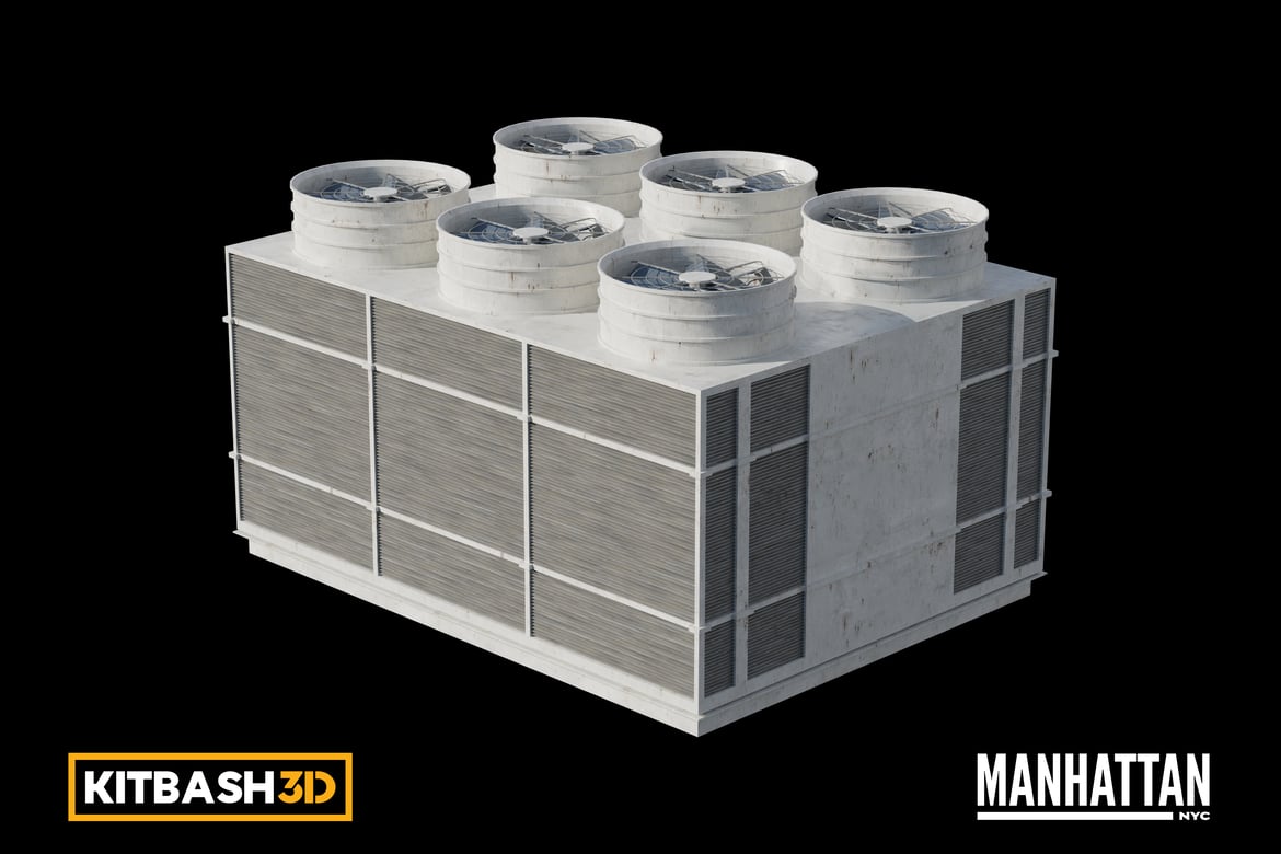 Download Kitbash: Manhattan - AC Unit J 3D Model