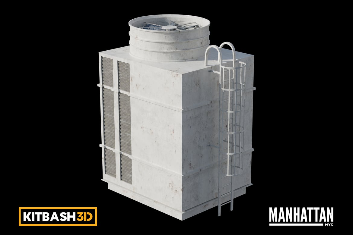 Download Kitbash: Manhattan - AC Unit L 3D Model