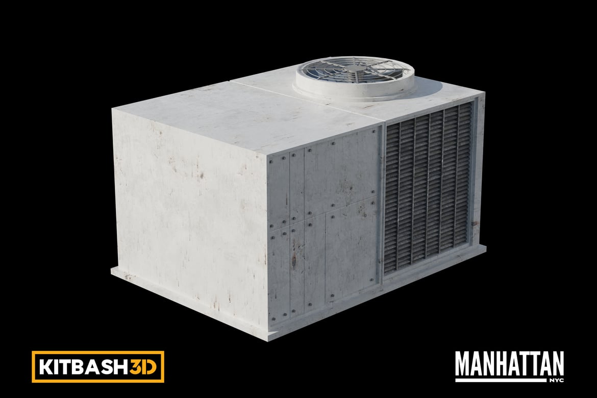 Download Kitbash: Manhattan - AC Unit M 3D Model