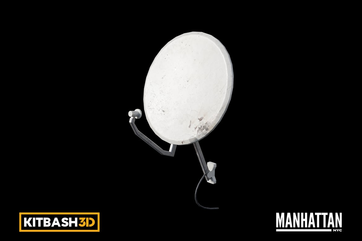 Download Kitbash: Manhattan - Antenna B 3D Model