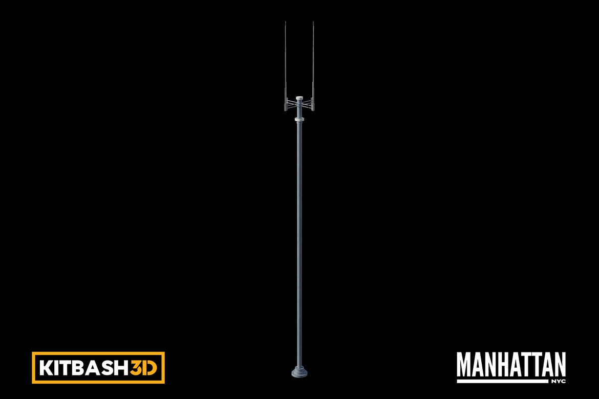 Download Kitbash: Manhattan - Antenna C 3D Model