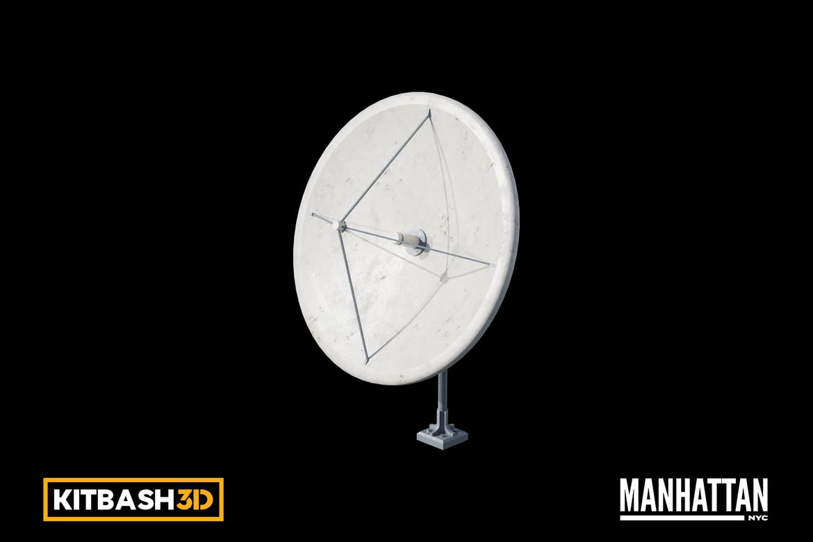 Download Kitbash: Manhattan - Antenna E 3D Model