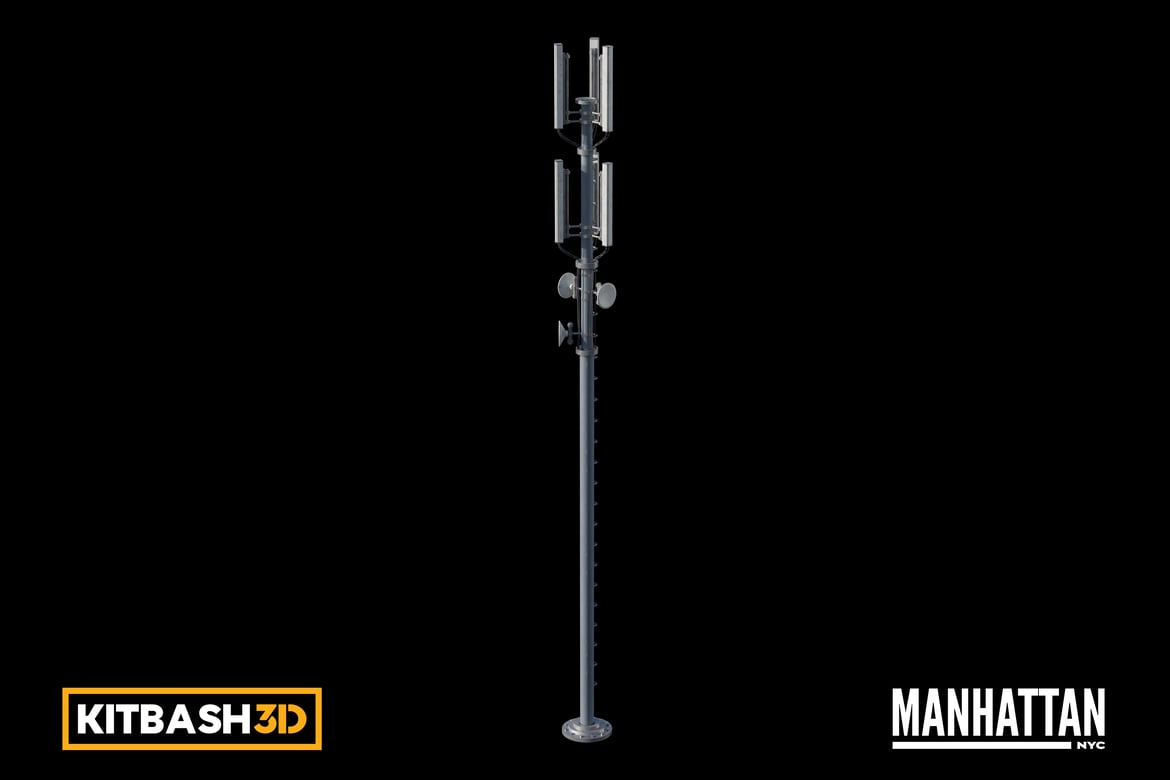 Download Kitbash: Manhattan - Antenna F 3D Model