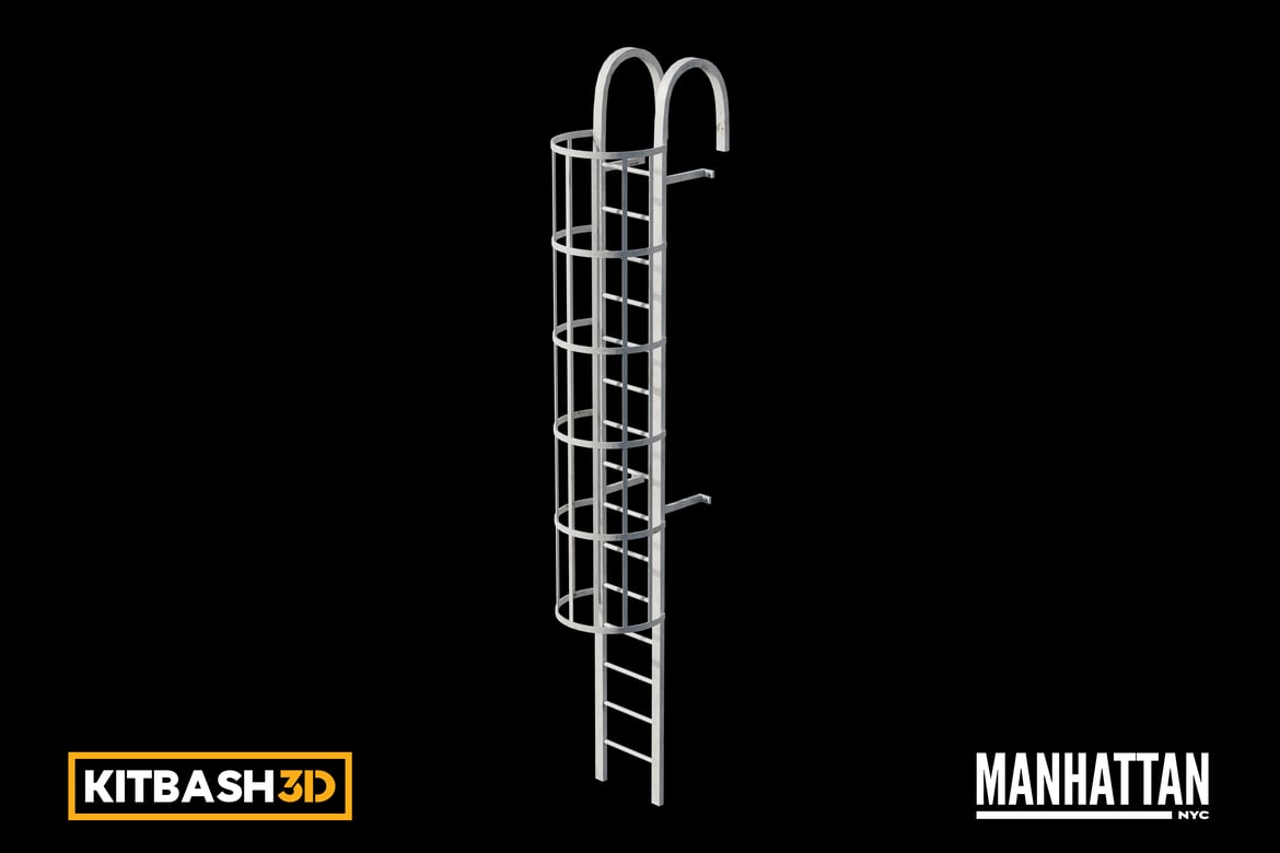 Download Kitbash: Manhattan - Ladder A 3D Model