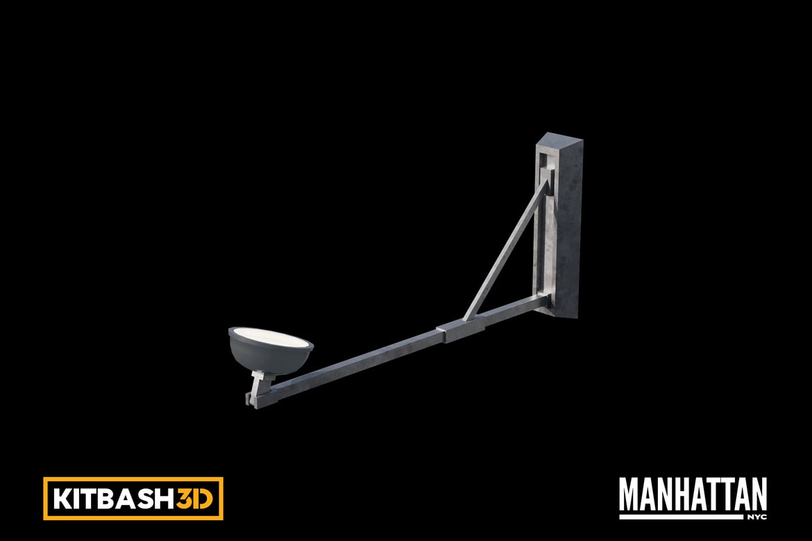 Download Kitbash: Manhattan - Ladder B 3D Model