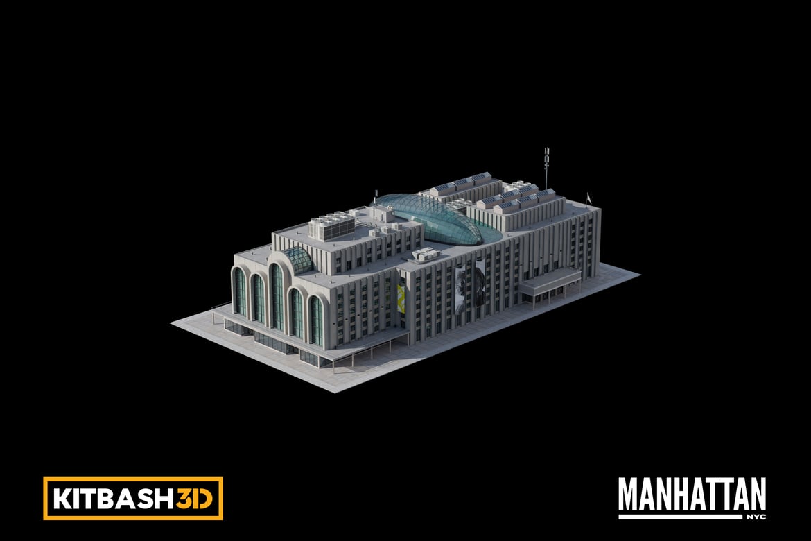 Download Kitbash: Manhattan - Opera 3D Model