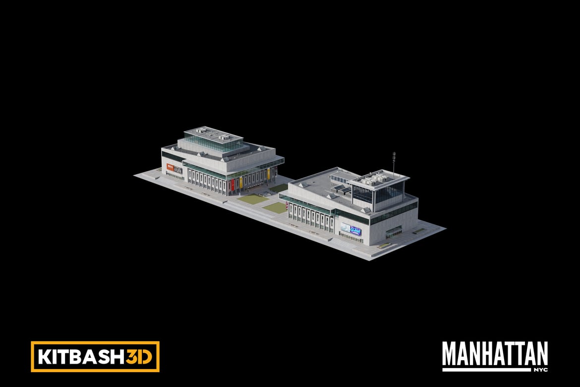 Download Kitbash: Manhattan - Performing Arts Center 3D Model