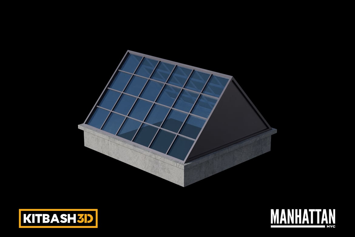 Download Kitbash: Manhattan - Skylight A 3D Model